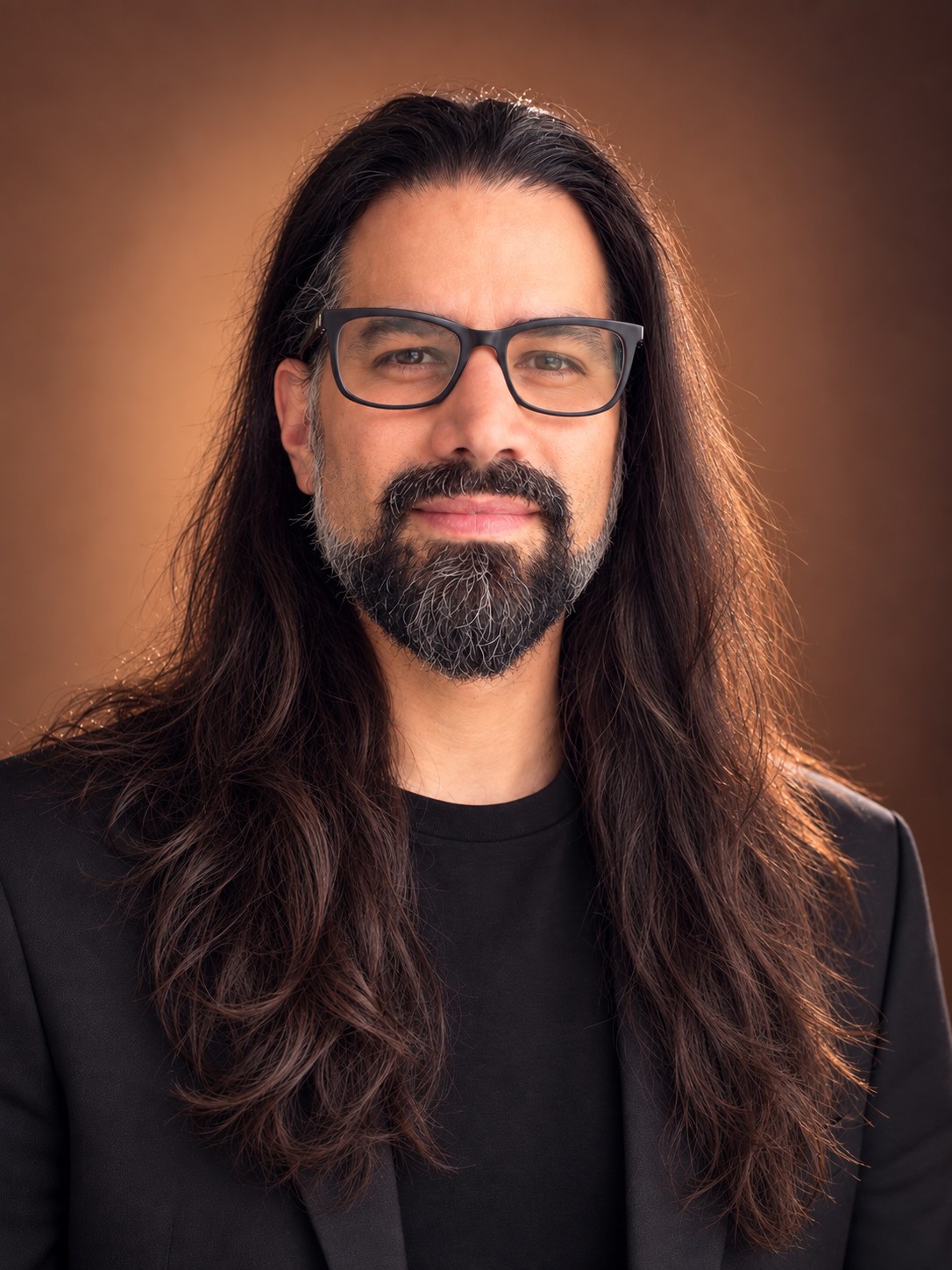 Studio portrait of Pedro Orozco